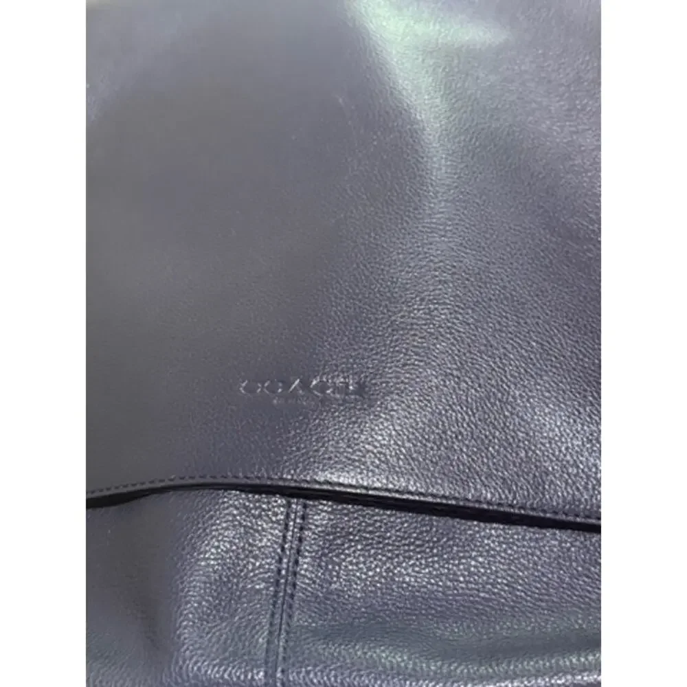 CH028 Coach Charles Messenger Bag*Navy with Navy Cream crossbody*Unisex